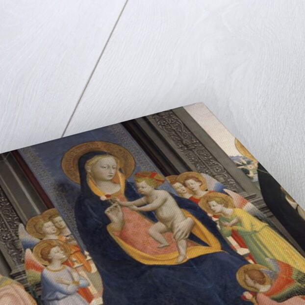 Virgin with child and saints by Fra (c.1387-1455) Angelico