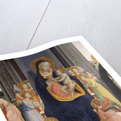 Virgin with child and saints by Fra (c.1387-1455) Angelico