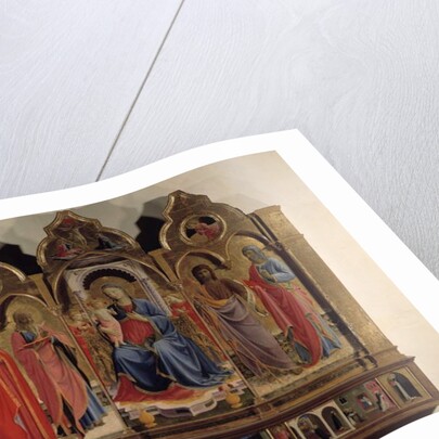 Altarpiece of the Virgin with child and saints - 1437 by Fra Angelico