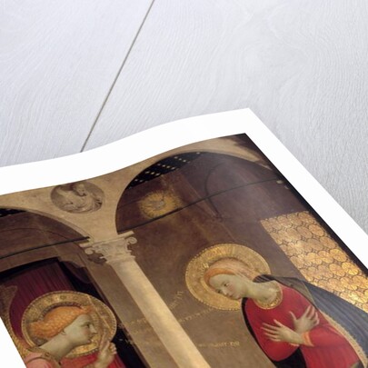 The Annunciation - Pala de Cortone, 1433 by Fra Angelico
