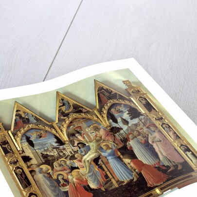 The deposition of the cross or Pala di Santa Trinita by Fra (c.1387-1455) Angelico