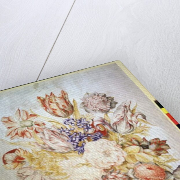 Hyacinths, peonies and tulips by Giovanna Garzoni