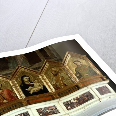 Madona and child with Saints, Polyptyque of Santa Reparata by Giotto