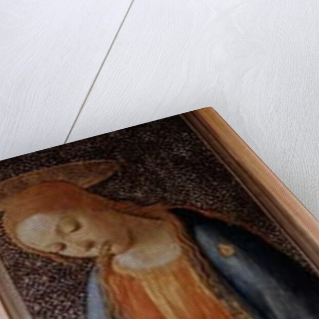 Prédelle of the Annunciation representing the Virgin by Jacopo del Sellaio