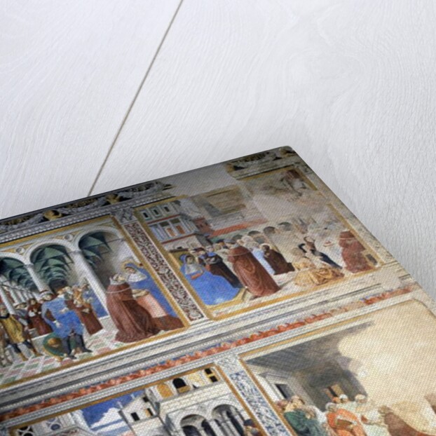 Fresco about Augustine's life - 1464-1465 by Benozzo di Lese di Sandro Gozzoli