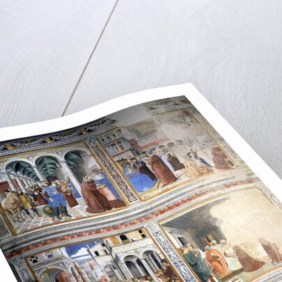 Fresco about Augustine's life - 1464-1465 by Benozzo di Lese di Sandro Gozzoli