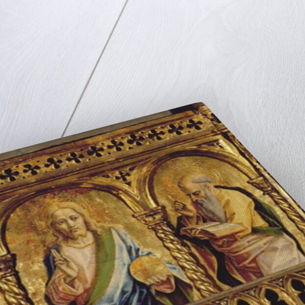 Christ with St. Peter and St. Paul by Carlo Crivelli