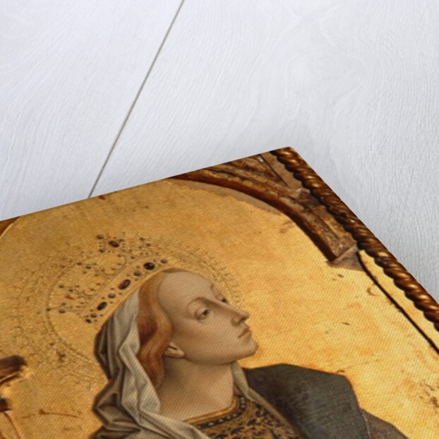 St. Catherine, detail from the Santa Lucia triptych by Carlo Crivelli