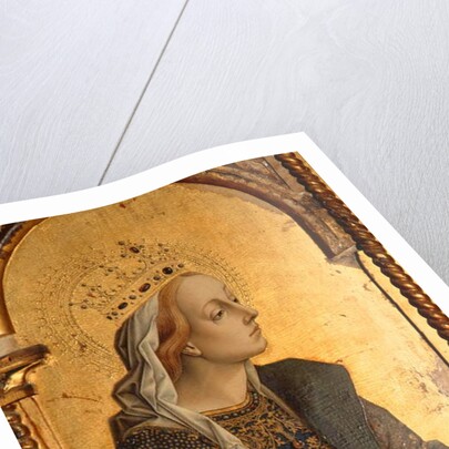 St. Catherine, detail from the Santa Lucia triptych by Carlo Crivelli