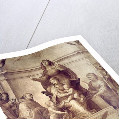 The Grand Council Altarpiece, detail depicting the Sacra Conversazione, 1510 by Fra Bartolomeo