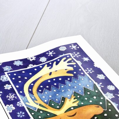 Reindeer and Snowflakes by Cathy Baxter