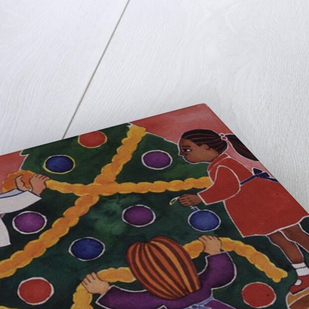 Decorating the Christmas Tree by Cathy Baxter