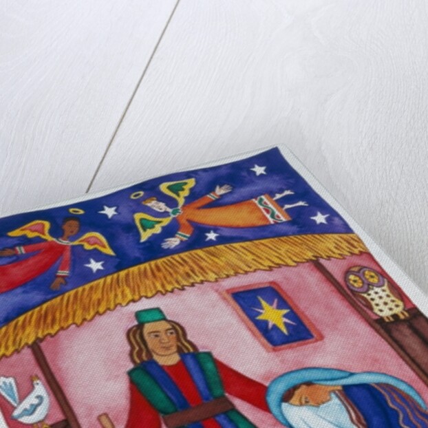 Nativity with Angels by Cathy Baxter