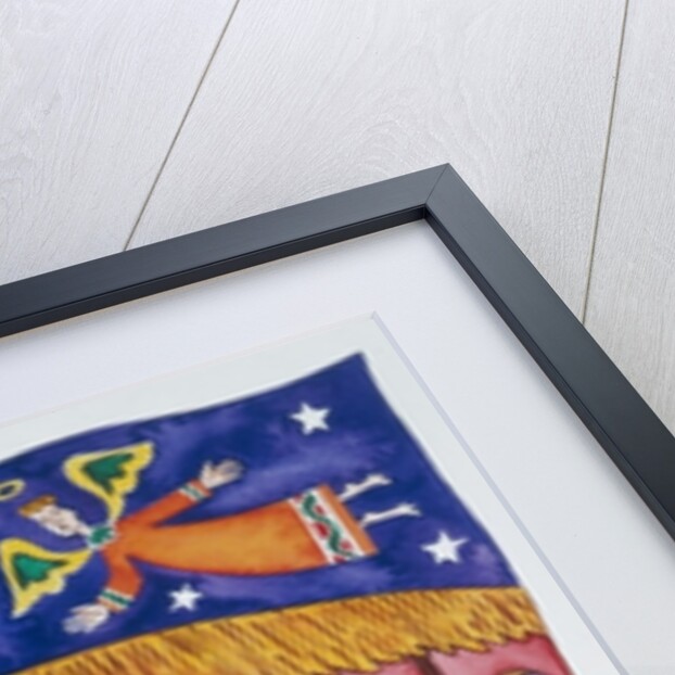 Nativity with Angels by Cathy Baxter