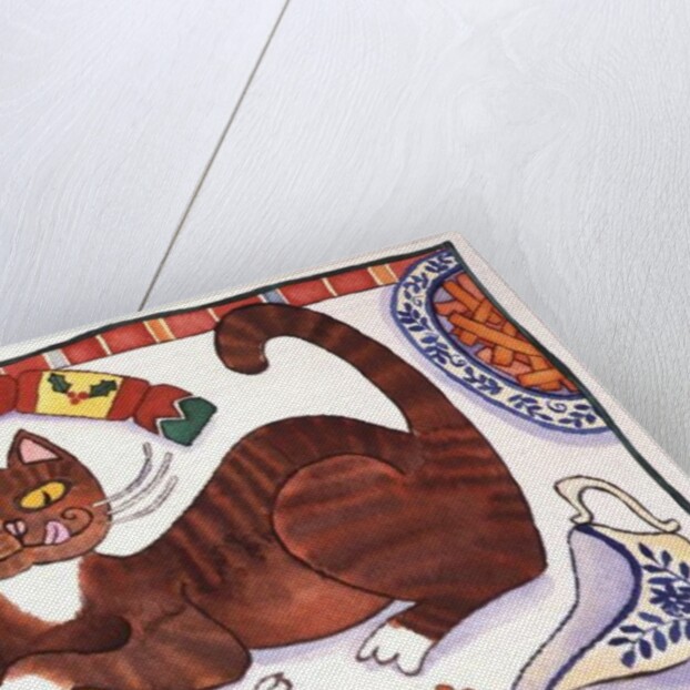 Christmas Cat and the Turkey by Cathy Baxter