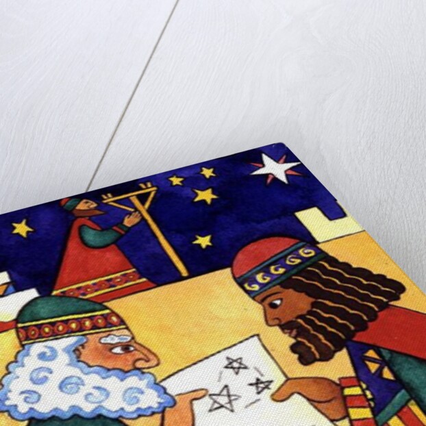 The Wise Men Looking for the Star of Bethlehem by Cathy Baxter