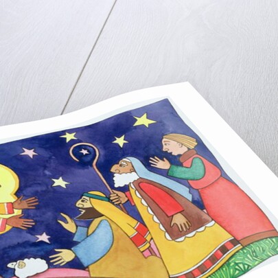 Annunciation to the Shepherds by Cathy Baxter