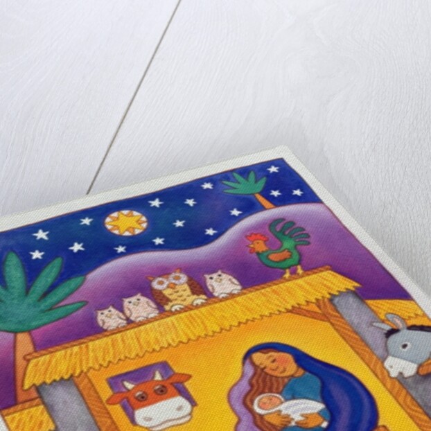 A Farmyard Nativity, 1996 by Cathy Baxter