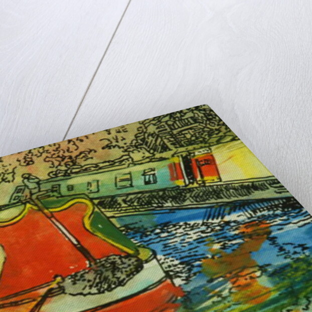 Canal Boats, Camden by Brenda Brin Booker