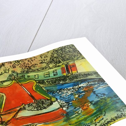 Canal Boats, Camden by Brenda Brin Booker