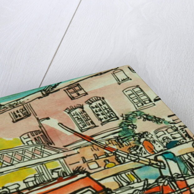 Pug at Dingwalls Lock by Brenda Brin Booker