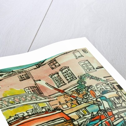 Pug at Dingwalls Lock by Brenda Brin Booker