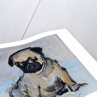 Vincent, the pug puppy by Brenda Brin Booker