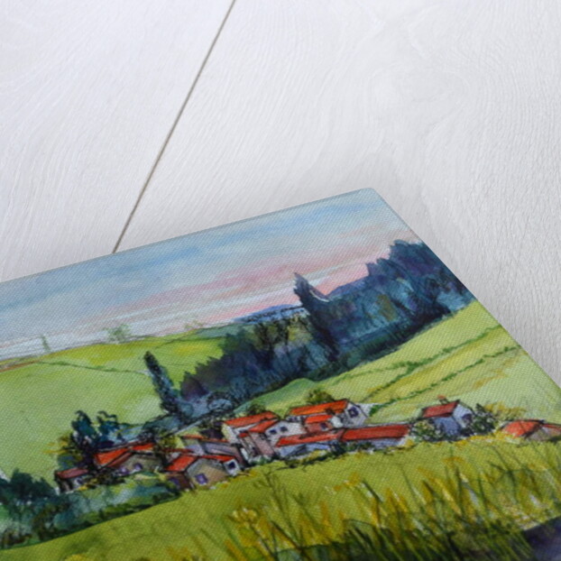 Village in the Auvergne by Brenda Brin Booker