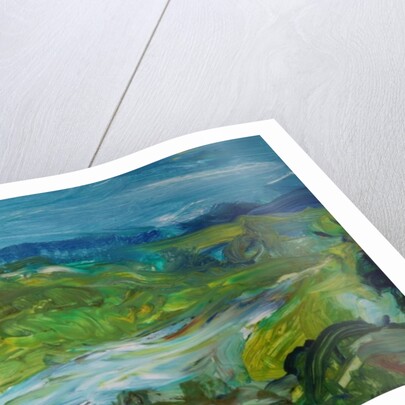 Blue River Landscape II, 1988 by Brenda Brin Booker