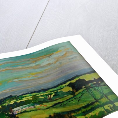 Across the Valley, Bedfordshire, 1973 by Brenda Brin Booker