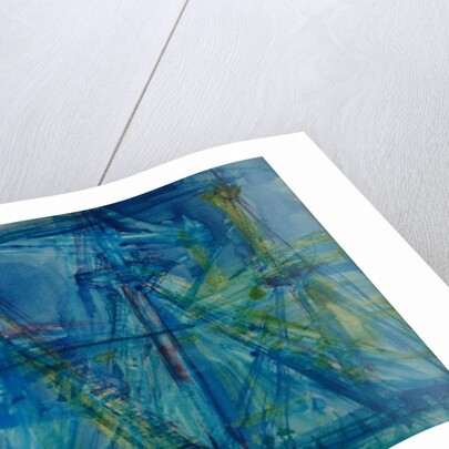 Blue Schooner by Brenda Brin Booker