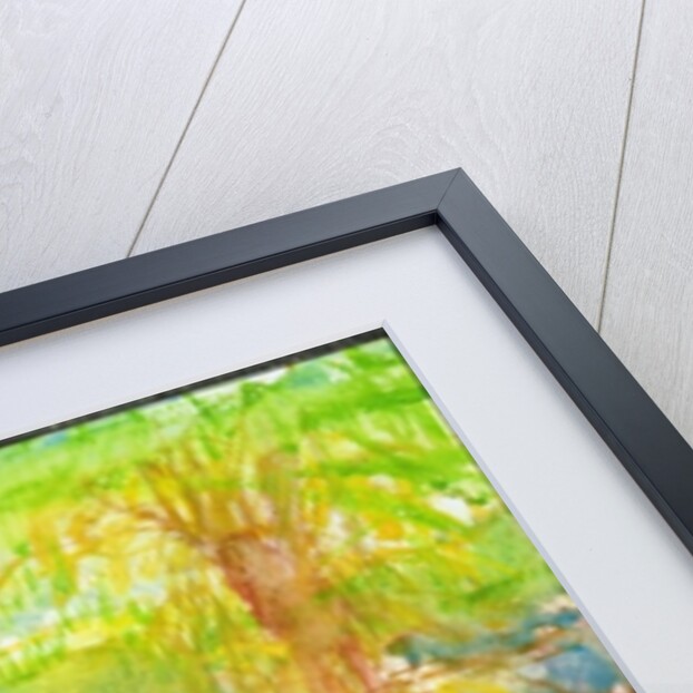 Narrow boat on the River Lea by Brenda Brin Booker