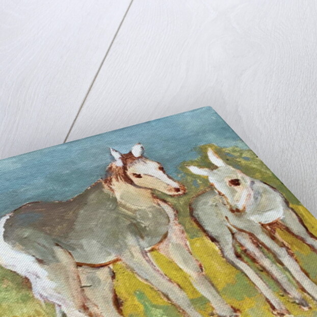 Mare with Foal by Brenda Brin Booker