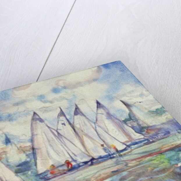 Blue Sailboats, 1989 by Brenda Brin Booker