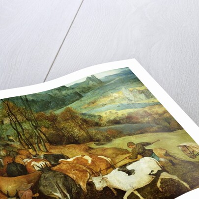 The Return of the Herd 1565 by Pieter the Elder Bruegel