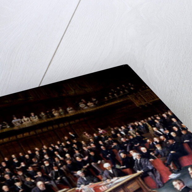 The Lord Chancellor About to Put the Question in the Debate about Home Rule in the House of Lords, 1893 by English School