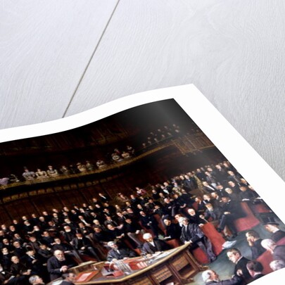 The Lord Chancellor About to Put the Question in the Debate about Home Rule in the House of Lords, 1893 by English School