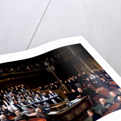 The Home Rule Debate in the House of Lords, 1893, Lord Chancellor About to Put the Question, 1893 by Dickinson & Foster
