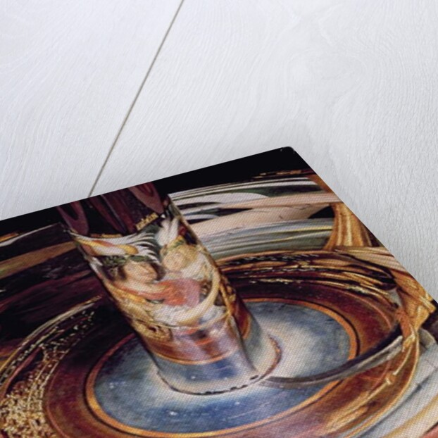 Anamorphic double portrait of King Frederick III and his Queen by Gert Dittmers