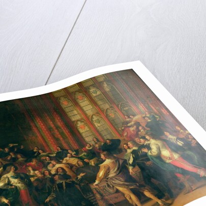 Charles I Demanding the Five Members in the House of Commons in 1642 by John Singleton Copley