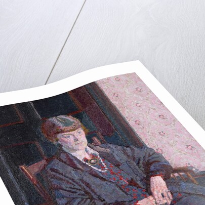 Woman Sitting at a Table by Harold Gilman