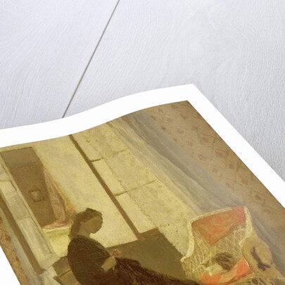 Woman Sewing at a Window by Gwen John
