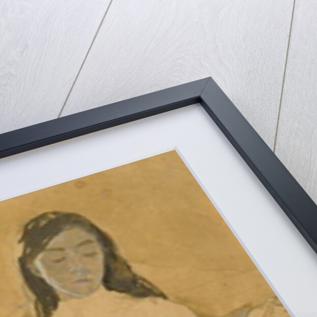 Self Portrait, Naked, Sitting on a Bed by Gwen John