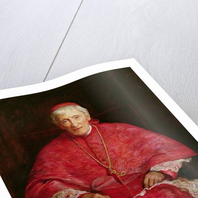 Portrait of Cardinal Newman by John Everett Millais