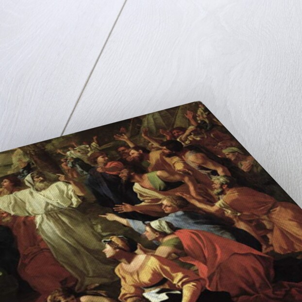 The Adoration of the Golden Calf, before 1634 by Nicolas Poussin