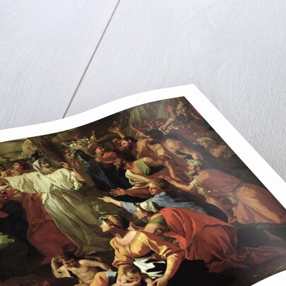The Adoration of the Golden Calf, before 1634 by Nicolas Poussin