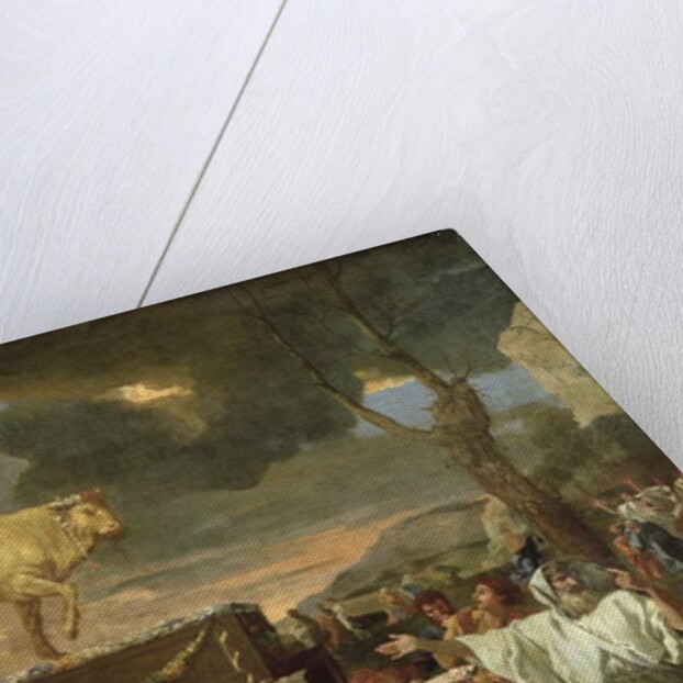 The Adoration of the Golden Calf, before 1634 by Nicolas Poussin