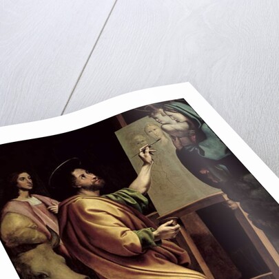 St. Luke Painting the Virgin by Sanzio of Urbino Raphael