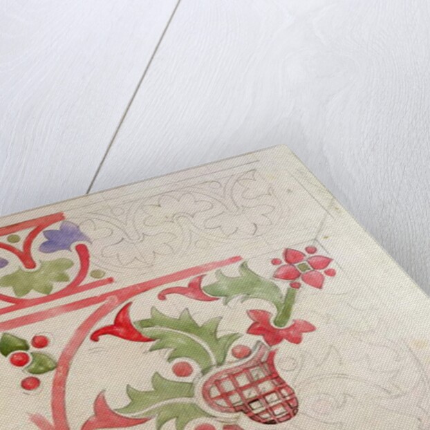 Floral design for the House of Lords' Library by Augustus Welby Northmore Pugin