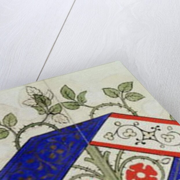 Wallpaper design for the House of Lords' Library by Augustus Welby Northmore Pugin